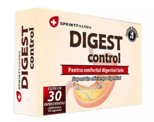 Digest Control – Natural Digestive Enzyme Complex (30 Capsules)