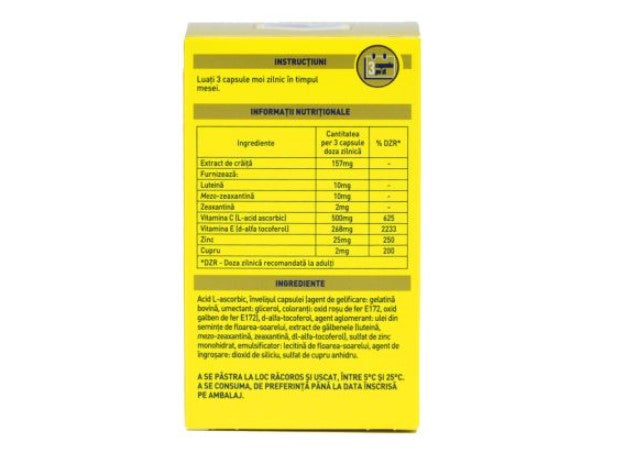 Dietary supplement for eye health, 90 capsules
