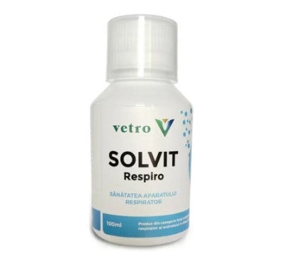 Solvit Respiro 100 ml – Respiratory Support for Poultry, Rabbits & Calves