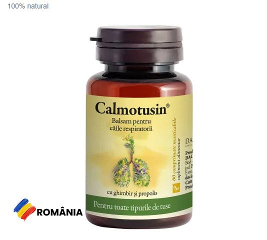 Calmotusin – 60 Tablets | Cold & Flu Relief for Soothing Cough Support