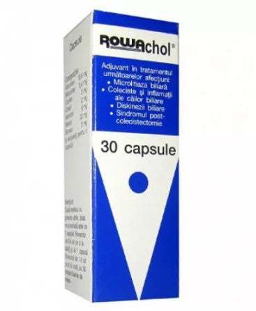 Rowachol 30 Capsules – Biliary Drainage & Digestive Support