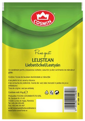 10 sachets x Cosmin Lovage 6 g – Dried Lovage Herb for Cooking & Flavoring