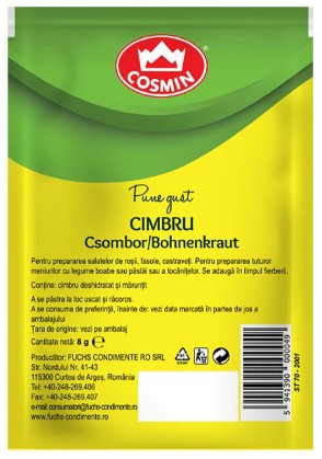 10 sachets x Cosmin Thyme 8 g – Dried Thyme Herb for Cooking & Seasoning