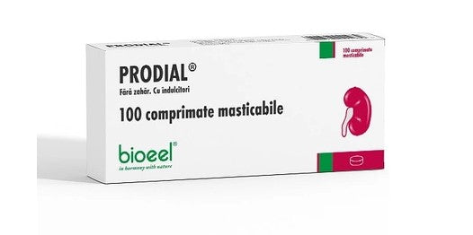 Prodial 100 Chewable Tablets – Digestive Support & Acid-Base Balance with Calcium, Magnesium & Mint
