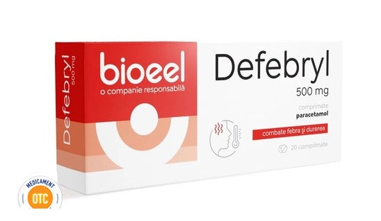 2 boxes x Defebryl 500 mg Paracetamol Tablets – Fever, Pain & Cold Symptom Relief