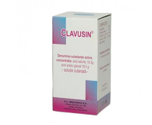 Clavusin 175.6 mg/ml Topical Solution 10ml – Corns & Callus Removal Treatment