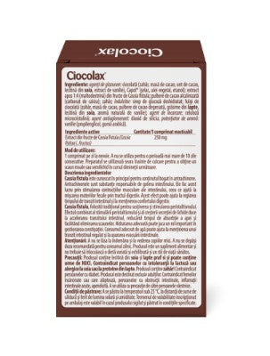 Ciocolax 12 Chewable Chocolate-Coated Natural Laxative Tablets – Gentle Constipation & Digestive Support