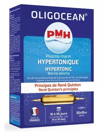 Quinton Hypertonic Marine Plasma 30×10 ml – Mineral & Electrolyte Support Supplement