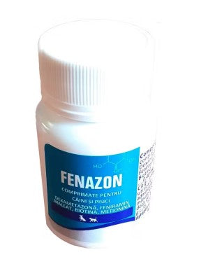 Fenazon Anti-Inflammatory Tablets for Dogs & Cats – 20 Tablets Allergy & Skin Treatment