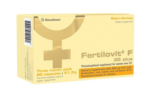 Fertilovit F 35 Plus 90 Capsules Gonadosan Female Fertility Support