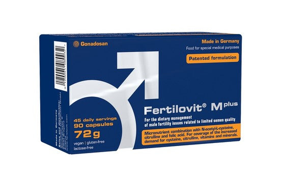 Fertilovit M Plus 90 Capsules Gonadosan Male Fertility Support