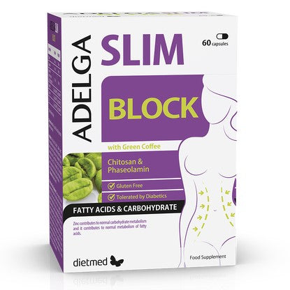 Dietmed Adelga Slim Block 60 Capsules Weight Management Support