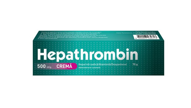 Hepathrombin Cream 500 IU/g 75g Hemofarm Leg Vein & Skin Care