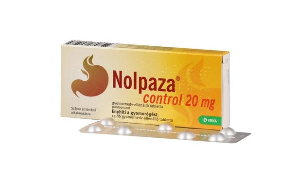 Nolpaza Control 20mg 14 Gastro Resistant Tablets , Pantoprazole