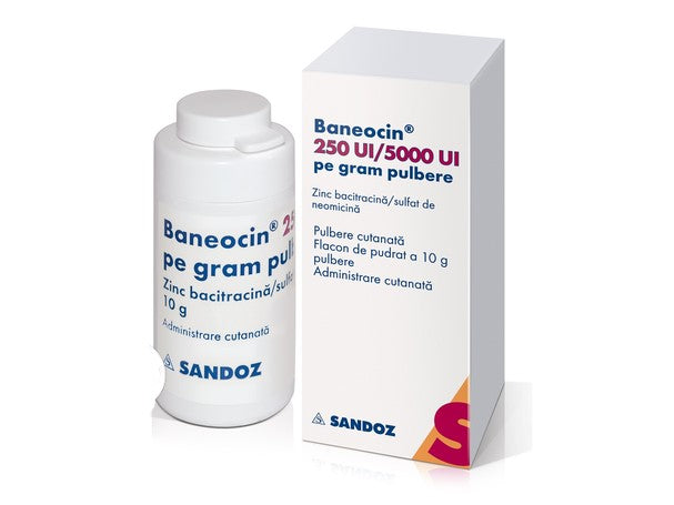 Baneocin Powder 10g Bacitracin Neomycin Skin Care