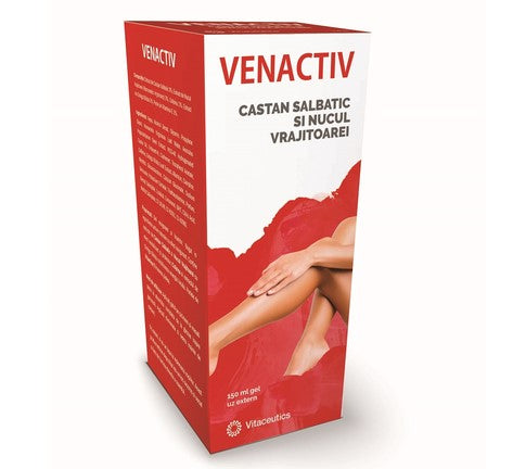 Venactiv Cooling Leg Gel 150ml for Heavy Legs & Venous Circulation Vitaceutics