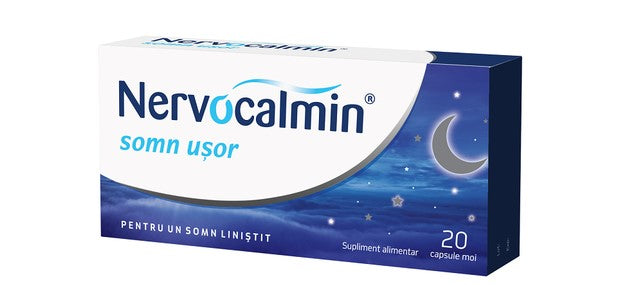 Nervocalmin Sleep Support 20 Capsules Melatonin & Valerian Biofarm