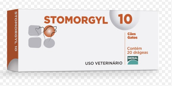 Stomorgyl 10 mg – 20 tablets - for treating oral and dental infections in dogs and cats