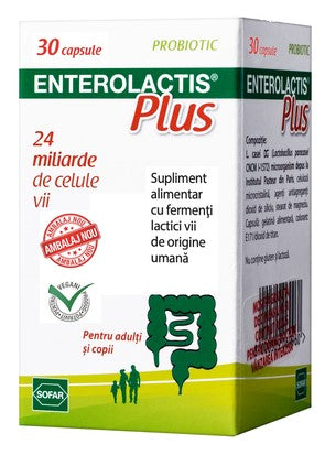Enterolactis Plus 30 Capsules – Probiotic & Digestive Health Support 