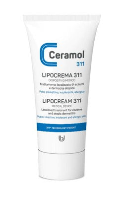 Localized treatment for eczema and atopic dermatitis, Lipocream, 50 ml
