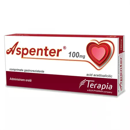 Aspenter, 100 mg, gastro-resistant tablets