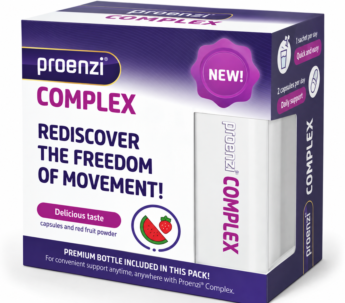 Proenzi Complex 30 Sachets – Joint & Cartilage Support + glass