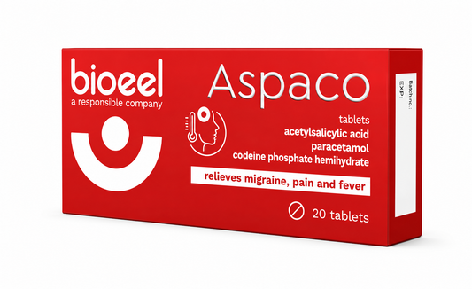 2 BOXES -  Aspaco 20 Tablets – Fast Relief for Pain, Headache & Fever