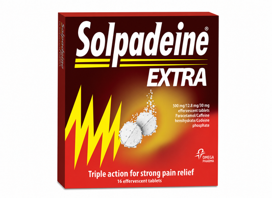 2 BOXES - Solpadeine Extra 16 Effervescent Tablets