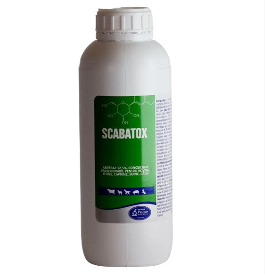 Scabatox 12,5% Amitraz Antiparasitic for Dogs,Cattle, Sheeps, Goats, Sheeps
