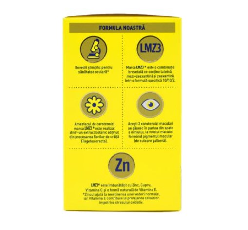 Dietary supplement for eye health, 90 capsules