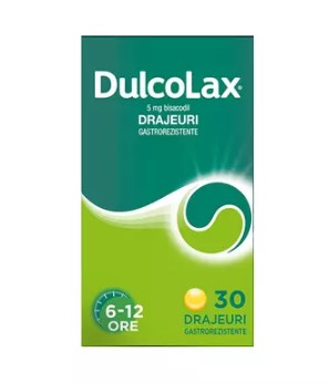 2x Dulcolax 5 mg (30 gastro‑resistant dragees) – Overnight gentle stimulant laxative for occasional constipation relief