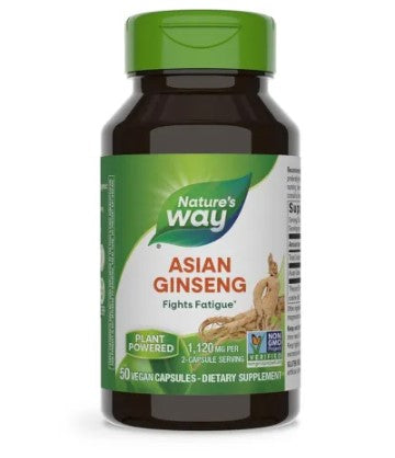 Energy & Vitality Boost – Asian Ginseng 560 mg, 50 tablets