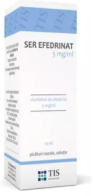 Ser Efedrinat 5 mg/ml 10 ml – Nasal Drops for Decongestion & Sinus Relief
