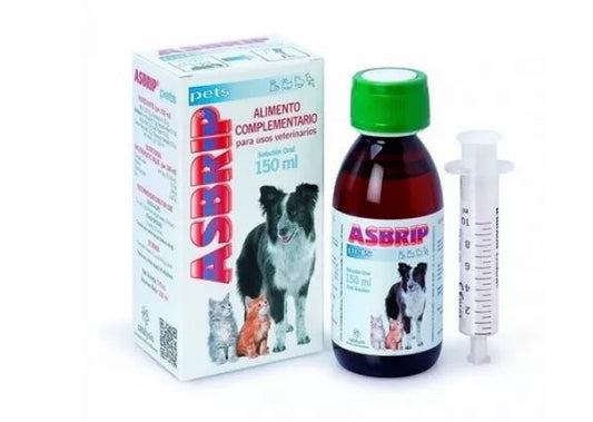 Asbrip Pets 150 ml – Respiratory Support for Dogs & Cats