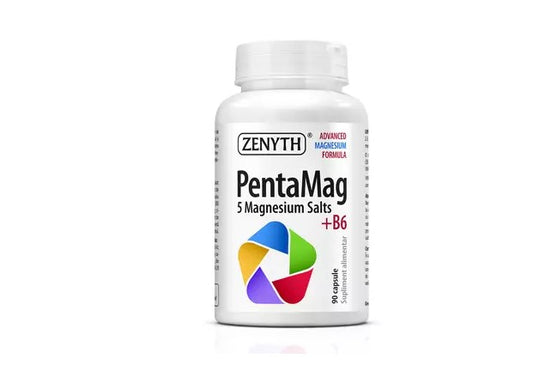 PentaMag 90 Capsules – Magnesium + B6 Complex for Energy, Nerves & Heart Health