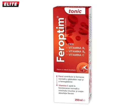 Feroptim Tonic 250 ml – Liquid Iron Supplement for Energy & Healthy Blood