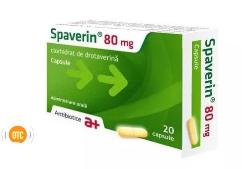 2 boxes  x Spaverin 80 mg Antispasmodic Capsules – Relief for Digestive & Abdominal Cramps