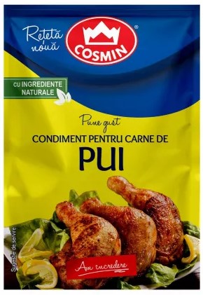 10 sachets  x  Cosmin Chicken & Meat Seasoning 20 g – All‑Purpose Grill & Roast Flavor Enhancer