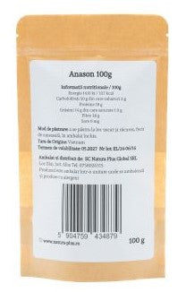 Natura Plus Anise Seeds 100 g – Aromatic Spice for Cooking, Baking & Herbal Teas