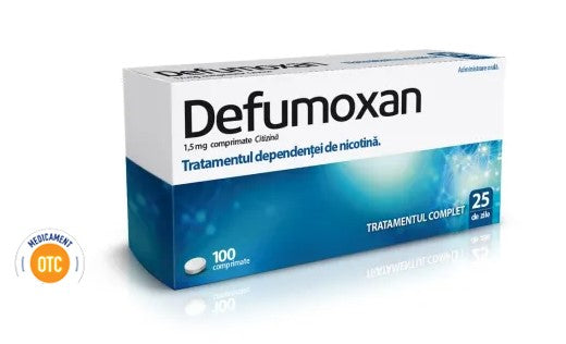 Defumoxan 1,5 mg, 100 Tabletten – Raucherentwöhnungsmittel (Cytisin) für 25 Tage
