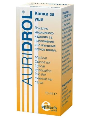 Auridrol Ear Drops 15 ml – Soothing Relief for Ear Pain, Itch & Irritation