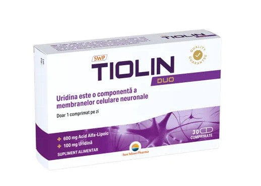 Tiolin Duo 30 Tablets – Stress & Nervous System Support with Taurine & Vitamins