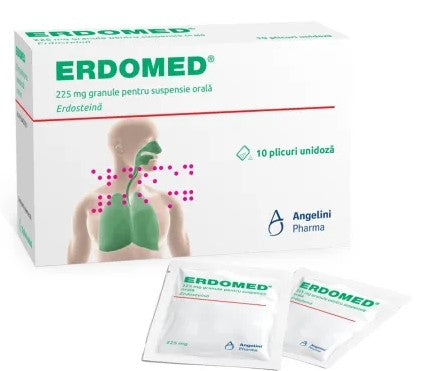 Erdomed 225 mg Granules for Oral Suspension – Mucus Relief & Productive Cough Treatment