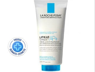 La Roche-Posay Lipikar Syndet AP+ Cleansing Cream 200ml – Soothing Wash for Sensitive & Atopic Skin (Baby, Kids & Adults)