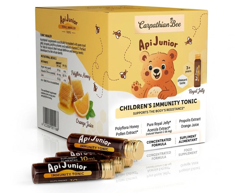 Apijunior Kids Immunity Booster 30 Vials Vitamin C Propolis