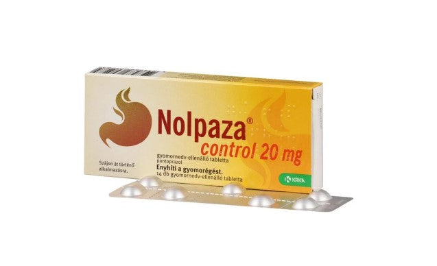 Nolpaza Control 20mg 14 Gastro Resistant Tablets Pantoprazole