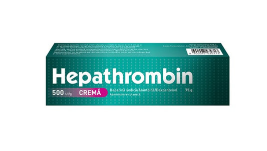 Hepathrombin Cream 500 IU/g 75g Hemofarm Leg Vein & Skin Care