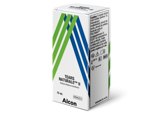 Alcon Tears Naturale II Lubricant Eye Drops 15ml Dry Eye Relief