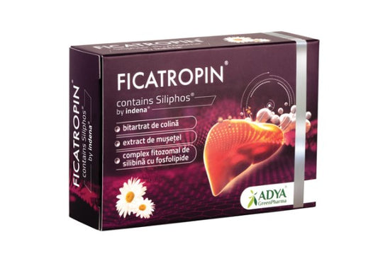 Ficatropin 30 Capsules Adya Green Pharma Liver Support Food Supplement