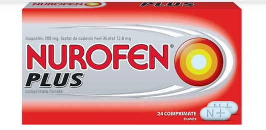 Nurofen Plus, 200 mg/ 12.80 mg, 24 film-coated tablets